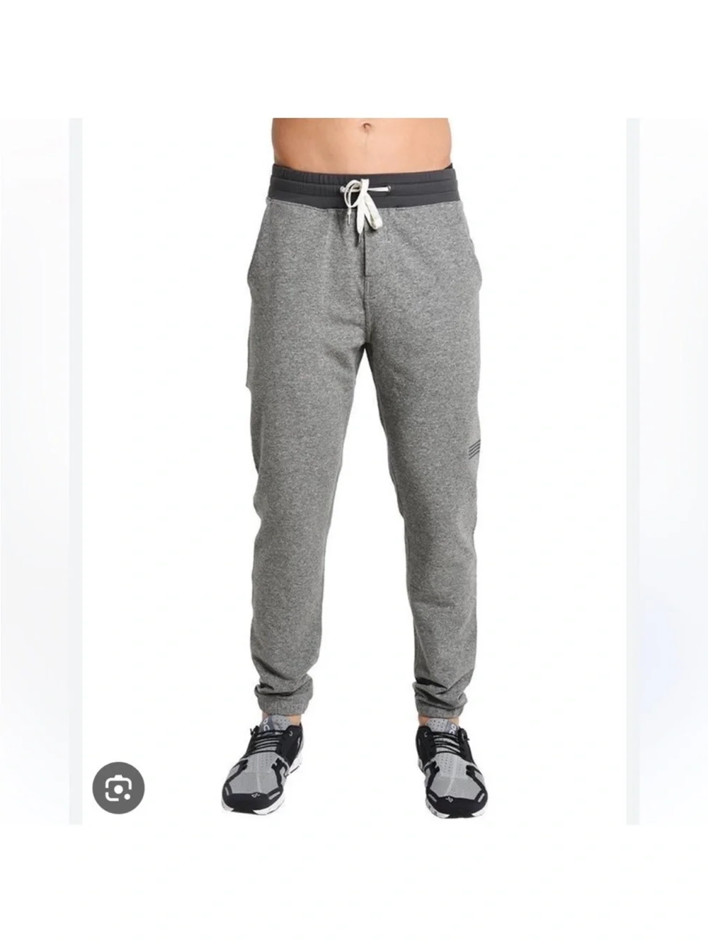 Vuori Balboa Pants Pocket Joggers Heather Gray SzM Fair Cond Price Firm!